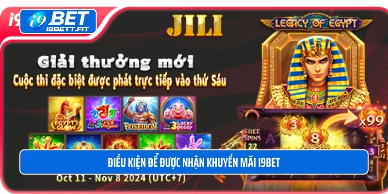 Điều kiện để được nhận khuyến mãi i9BET